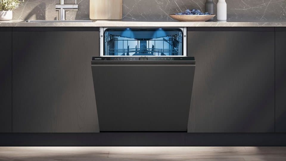 SIEMENS vollintegrierbarer Geschirrspüler iQ500 SN65ZX07CE, 14 Maßgedecke, Made in Germany, flexible Körbe & Schubladen, Spülturbo varioSpeed - Thumbnail 3