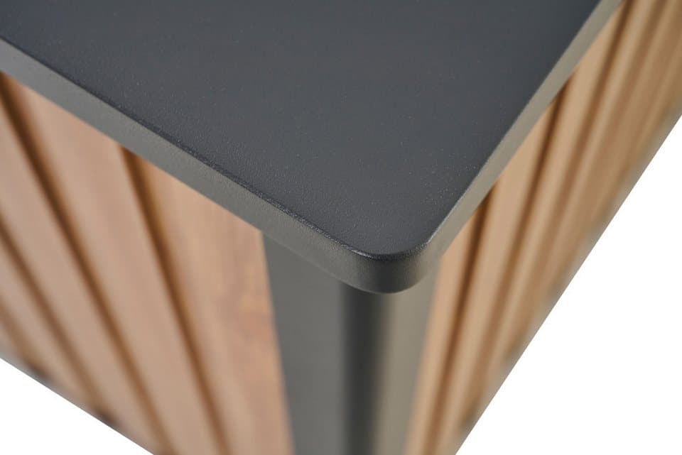 Siena Garden Kissenbox, Gestell aus Aluminium, 159x79x83cm woodlook - Thumbnail 15