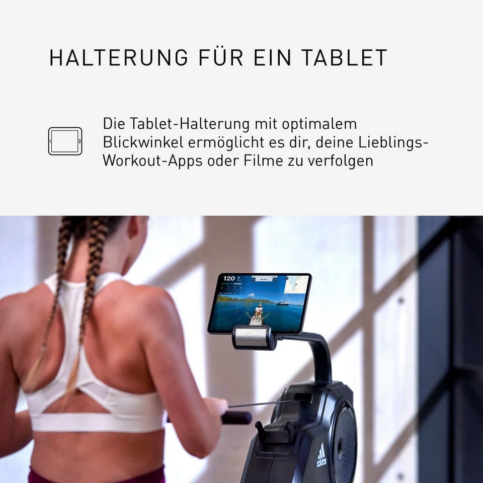 adidas Performance Rudergerät Wasserrudergerät "R-21" (150 kg max. Benutzergewicht, Sport), Rudermaschine, Wasserwiderstand - Thumbnail 5