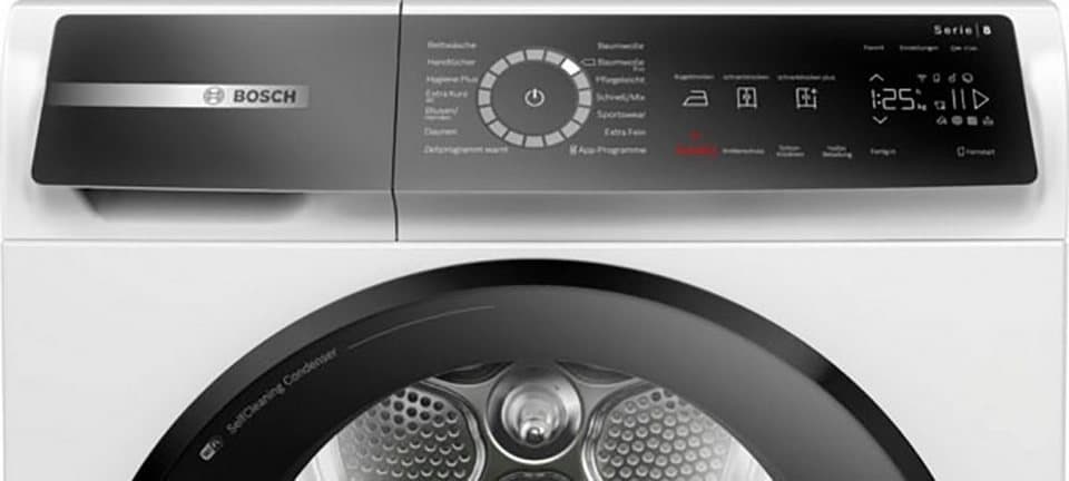BOSCH Wärmepumpentrockner Serie 8 WQB245B40, Selbstreinigender Kondensator, Auto Dry, Smart Dry, Home Connect - Thumbnail 5