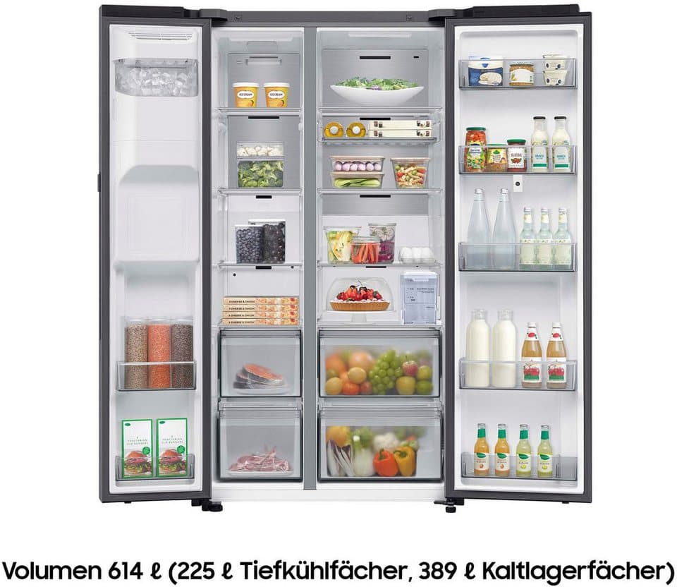 Samsung Side-by-Side RS97F RS90F67BETEF, 178 cm hoch, 91,2 cm breit - Thumbnail 2