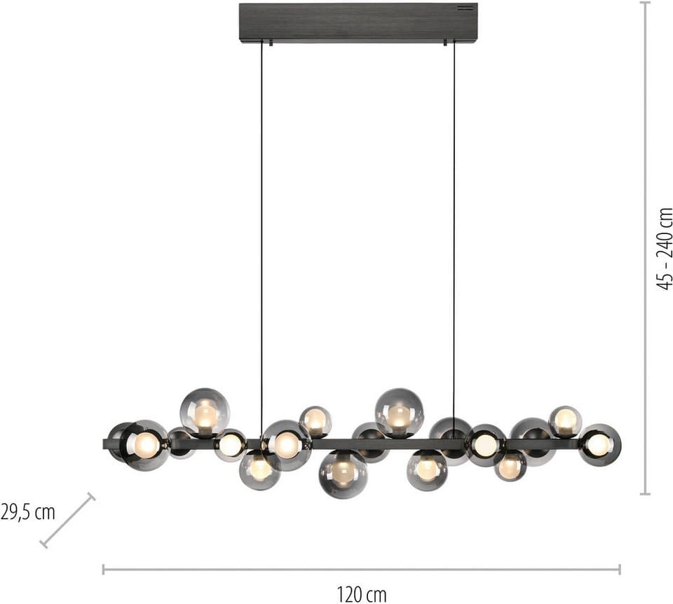 Neuhaus PURE LED Pendelleuchte PURE E-Popup, CCT - über Fernbedienung, LED fest integriert, warmweiß - kaltweiß, e-LIFT® Funktion, CCT, dimmbar über Fernbedienung - Thumbnail 25