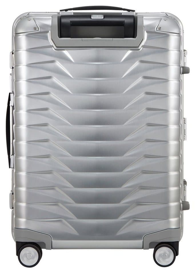 Samsonite Hartschalen-Trolley PROXIS ALU, verschiedene Größen, 4 Rollen, aus Aluminium, mit Kreuzspanngurt, mit integriertem Namensschild - Thumbnail 2