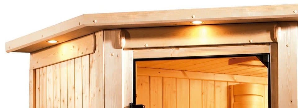 Karibu Sauna Bedine, BxTxH: 210 x 165 x 202 cm, 68 mm, (Set) ohne Ofen - Thumbnail 5