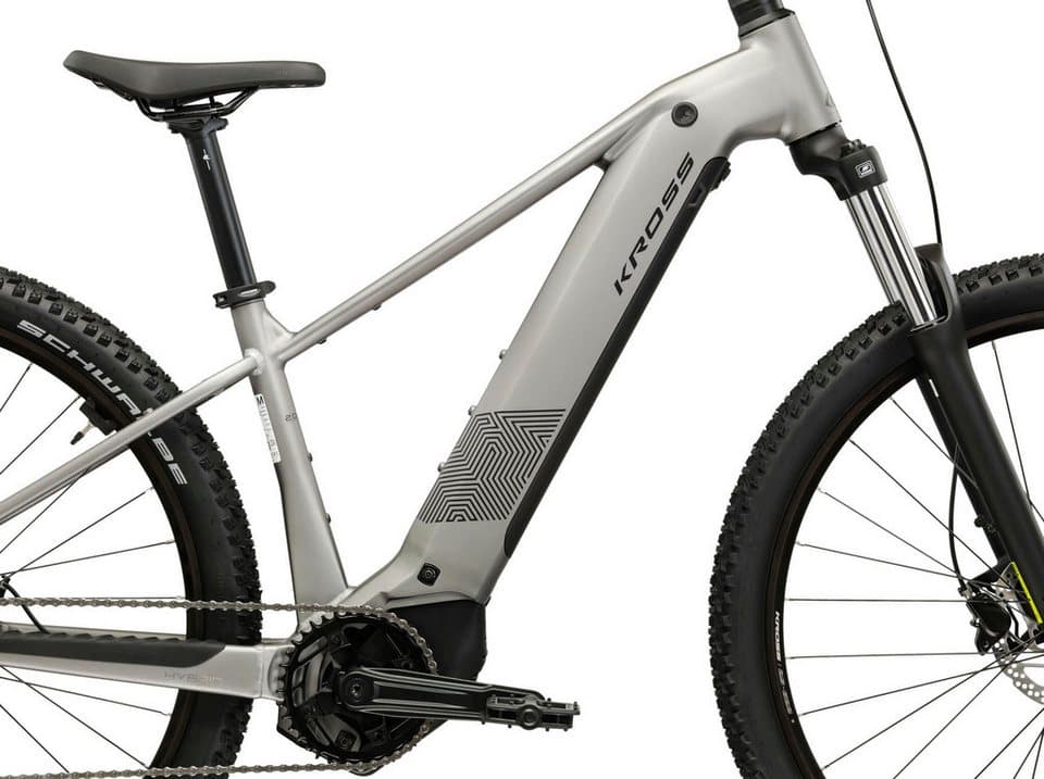 Kross E-Bike Mountainbike Influx Hybrid 2.0 16,7Ah / BOSCH 600 Wh 29" silber 9 Gänge 2026, 9 Gang Shimano CUES U4000 Schaltwerk, Kettenschaltung, Mittelmotor, 600 Wh, BOSCH PERFORMANCE LINE PX 36 V/250 W, Mittelmotor - Thumbnail 9