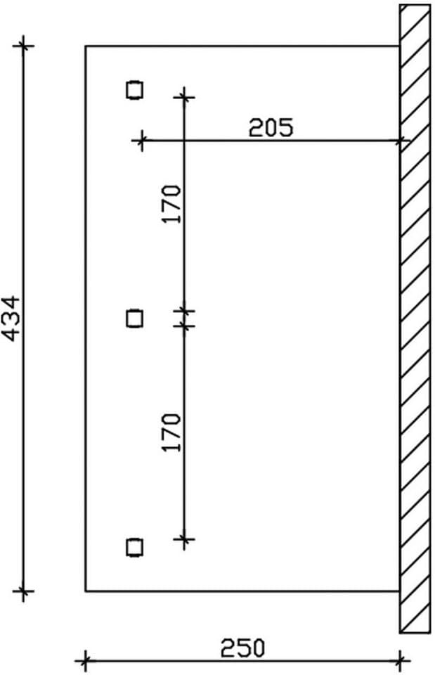 Skanholz Terrassendach Bormio, BxT: 434x250 cm, Bedachung Doppelstegplatten - Thumbnail 9