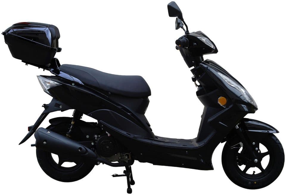 GT UNION Motorroller GT3 25, 49,6 ccm, 25 km/h, Euro 5, (Set, mit Topcase), Luftgekühlter Motor - Thumbnail 2