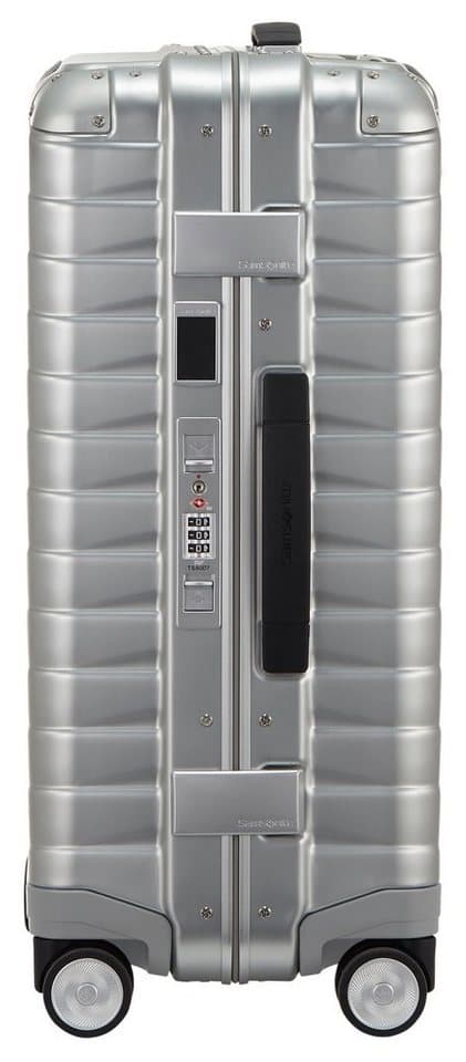 Samsonite Hartschalen-Trolley PROXIS ALU, verschiedene Größen, 4 Rollen, aus Aluminium, mit Kreuzspanngurt, mit integriertem Namensschild - Thumbnail 3