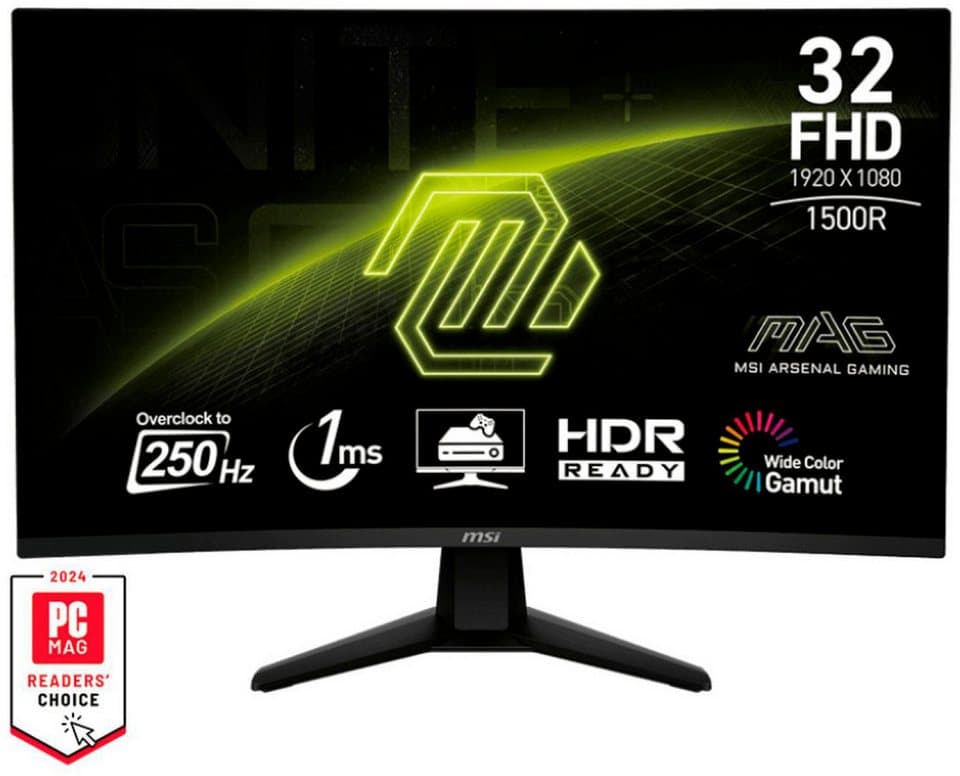 GAMEMAX MegaDeal AERIS GB 8131 AMD Ryzen 7 5700X 32GB 1TB SSD RTX 5060Ti Gaming-PC-Komplettsystem (32", AMD Ryzen 7 5700X, RTX 5060 Ti, 32 GB RAM, 1000 GB SSD, Windows 11 + MSI MAG 32C6X Curved Monitor 80cm (32) - Thumbnail 7