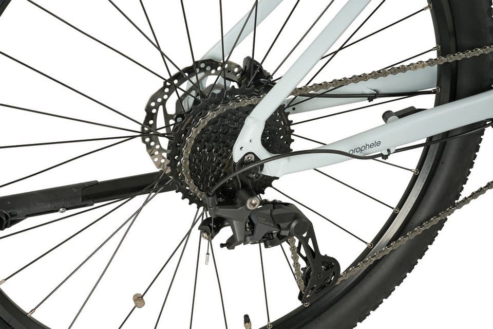 Prophete E-Bike Mountainbike Dice 3.8, 10 Gang Shimano Cues Schaltwerk, Kettenschaltung, Mittelmotor, 540 Wh - Thumbnail 7
