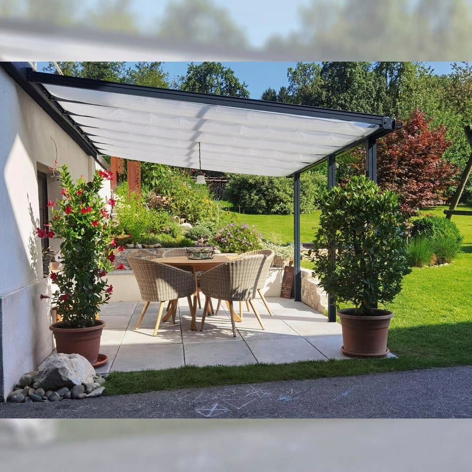 Beckmann Terrassendach TREND Gr. 4, BxT: 435x300 cm, Bedachung Doppelstegplatten - Thumbnail 4