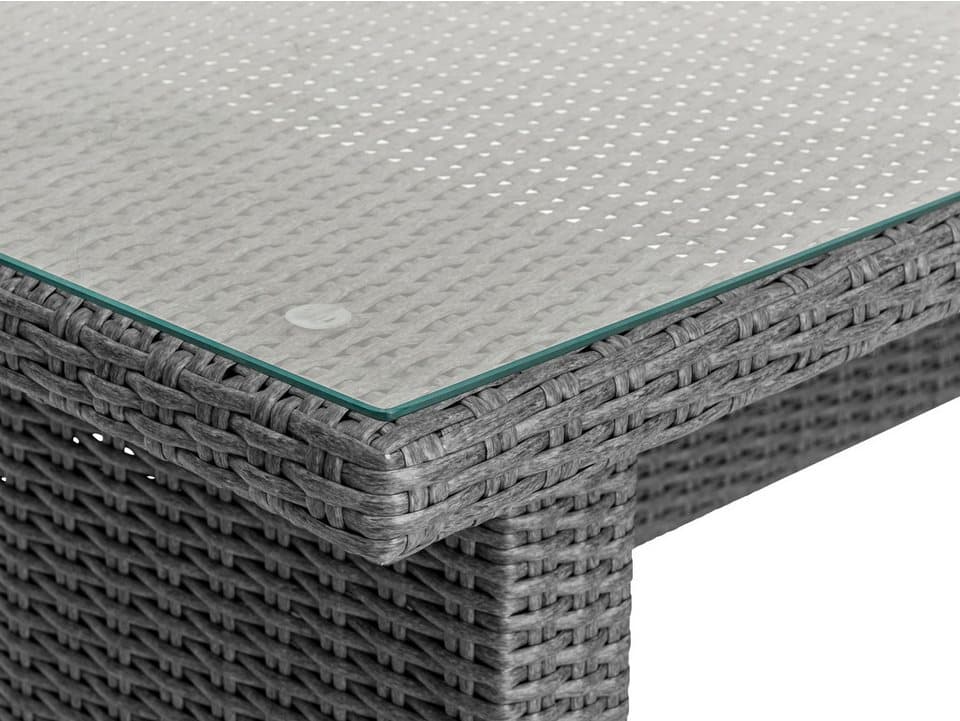 KONIFERA Garten-Essgruppe »New Paris«, (Set, 25-tlg., 8 Sessel, Rückenlehne verstellbar, Tisch 100x200x75 cm, inkl. Auflagen), Aluminium/Polyrattan - Thumbnail 7