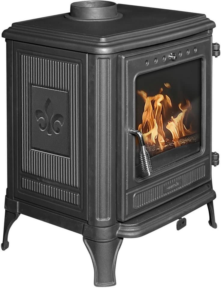 Kaminofen Castor 85, 7,2 kW, Zeitbrand, Großer Feuerraum