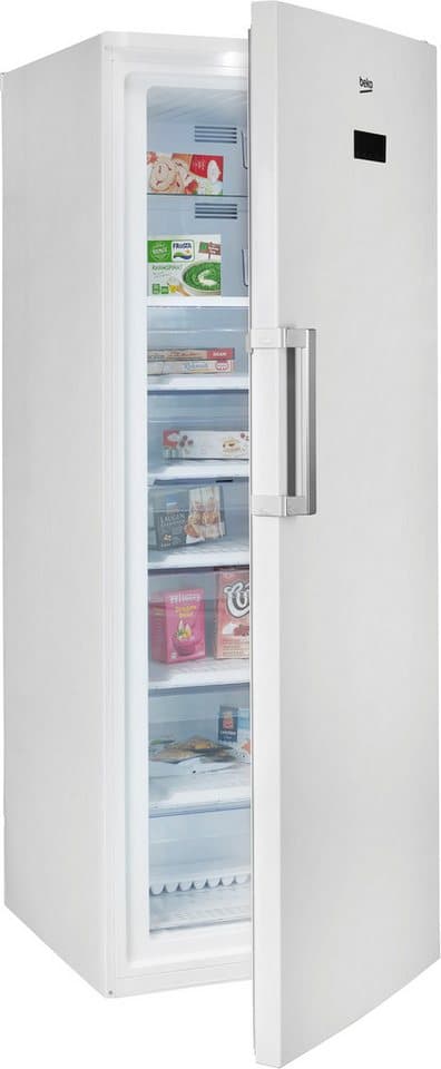BEKO Gefrierschrank RFNE448E55W 7278441317, 191,2 cm hoch, 70 cm breit, NoFrost & Umgebungstemperatur bis –15 °C