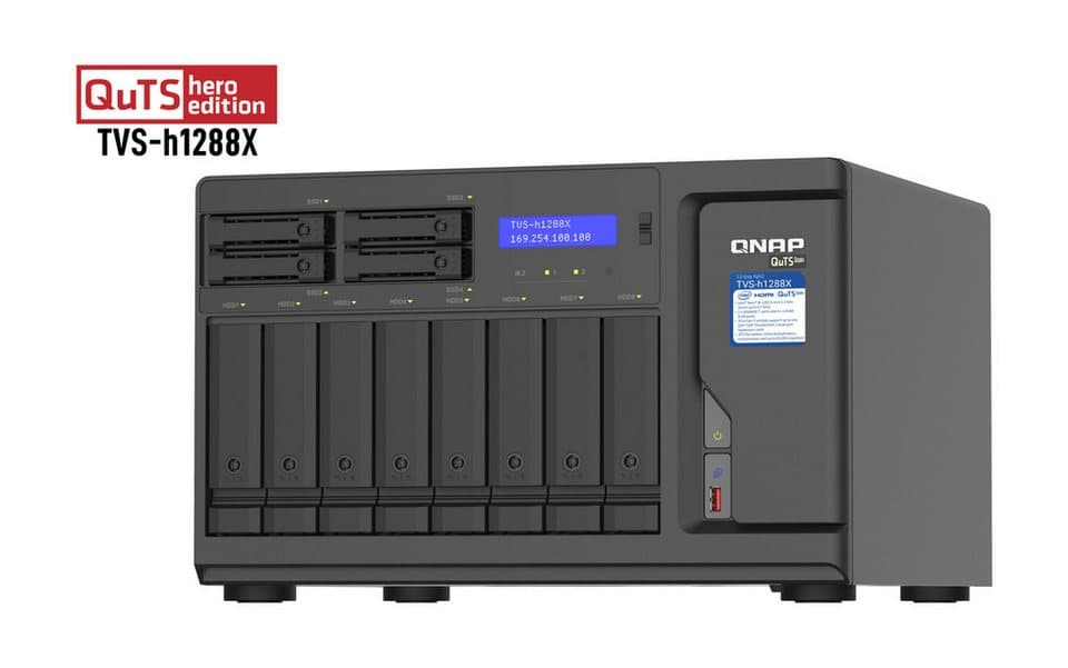 QNAP TVS-h1288X NAS-Server - Thumbnail 3