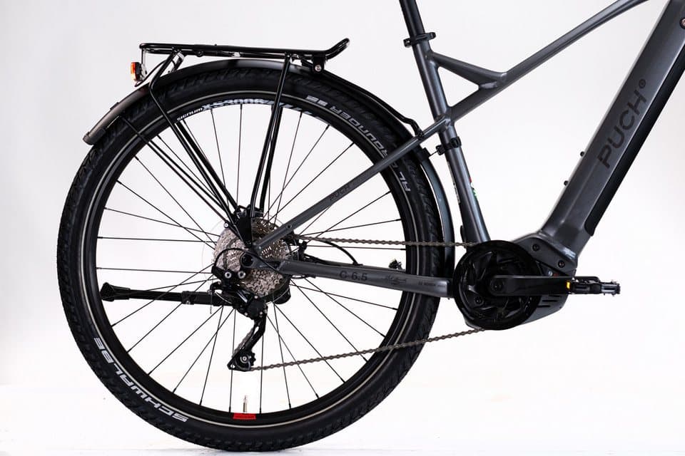PUCH E-Bike Mountainbike PUCH C6.5 SUV / BOSCH 500 Wh 29" grau 10 Gänge, 10 Gang Shimano DEORE RDM-6000 Schaltwerk, Kettenschaltung, Mittelmotor, 500 Wh, BOSCH PERFORMANCE LINE CX 36 V/250 W - Thumbnail 4