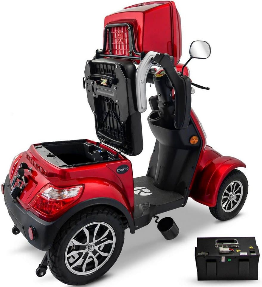 Rolektro Elektromobil Rolektro E-Quad 15 V.3 Lithium, 1000 W, 15 km/h, (mit Topcase) - Thumbnail 9