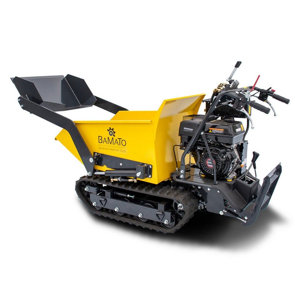 BAMATO Motorschubkarre MTR-500PROS, 215 l, 1-tlg., Minidumper, Raupendumper, Dumper - Thumbnail 5