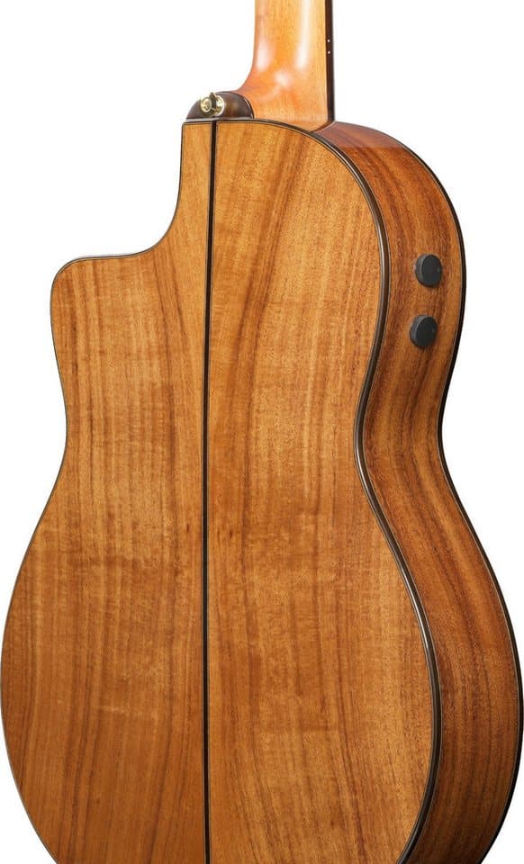 Ibanez Konzertgitarre GA360TCE-TBK Thinline-Konzertgitarre Black High Gloss, 4/4, Thinline-Konzertgitarre mit zwei Tonabnehmern und Cutaway - Thumbnail 7