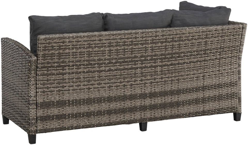 KONIFERA Gartenlounge-Set Rotterdam, (Set, 20-tlg., 3x 3er Sofa, 2x Hocker, 1x Tisch 120x82x67cm, inkl. Auflagen), Polyrattan, Stahl, Tischplatte aus Nonwood - Thumbnail 10