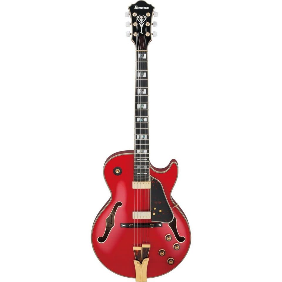 Ibanez Halbakustik-Gitarre, Halb-Akustik Gitarren, Hollow-Body Modelle, George Benson GB10SEFM-SRR Sapphire Red - Halbakustik Gitarre