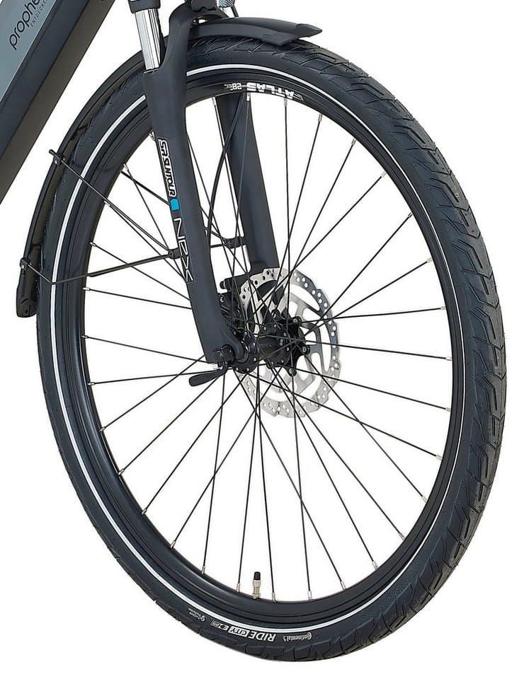 Prophete E-Bike Trekkingrad Entdecker 3.8, 8 Gang Shimano Altus Schaltwerk, Kettenschaltung, Mittelmotor, 540 Wh, Pedelec, Elektrofahrrad für Damen - Thumbnail 8