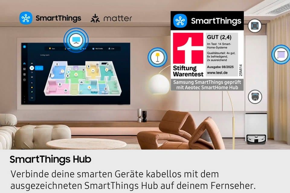 Samsung GQ48S90FAE OLED-Fernseher (120 cm/48 Zoll, 4K Ultra HD, Smart-TV, HDR, Dolby Atmos & AI Sound, Gaming Hub, Upscaling Pro, bis zu 144Hz) - Thumbnail 7