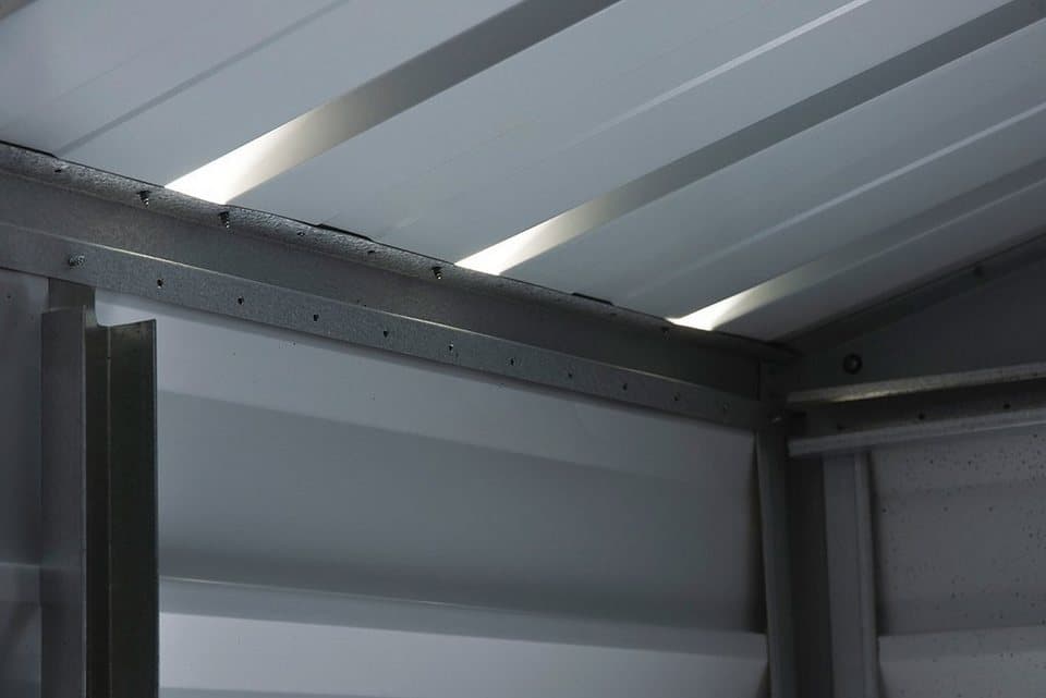 YARDMASTER Gerätehaus Bayern 108, BxT: 303x237 cm, Metall, mit Bodenrahmen - Thumbnail 3