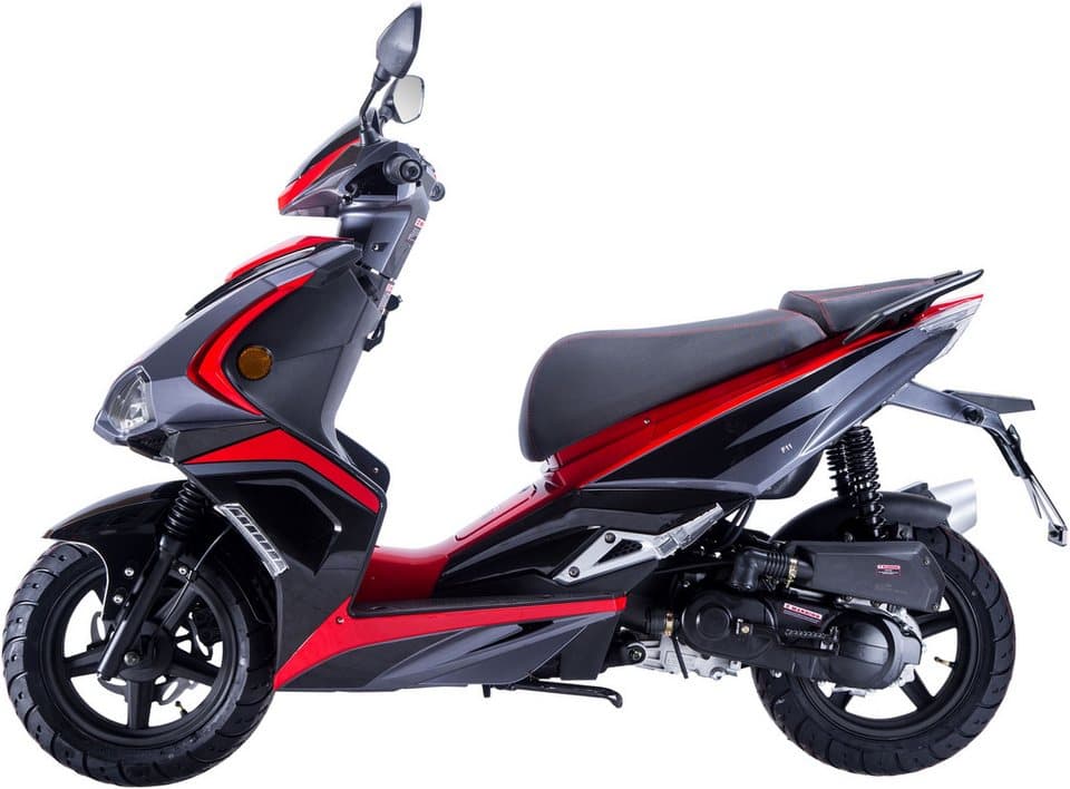 GT UNION Motorroller Striker 25, 49,5 ccm, 25 km/h, Euro 5, Luftgekühlter Motor - Thumbnail 4