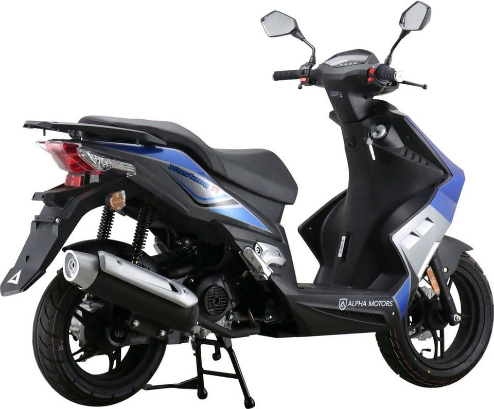 Alpha Motors Motorroller Mustang FI, 50 ccm, 25 km/h, Euro 5, mit USB-Anschluss und Lenkerschloss, sportliches Design - Thumbnail 8