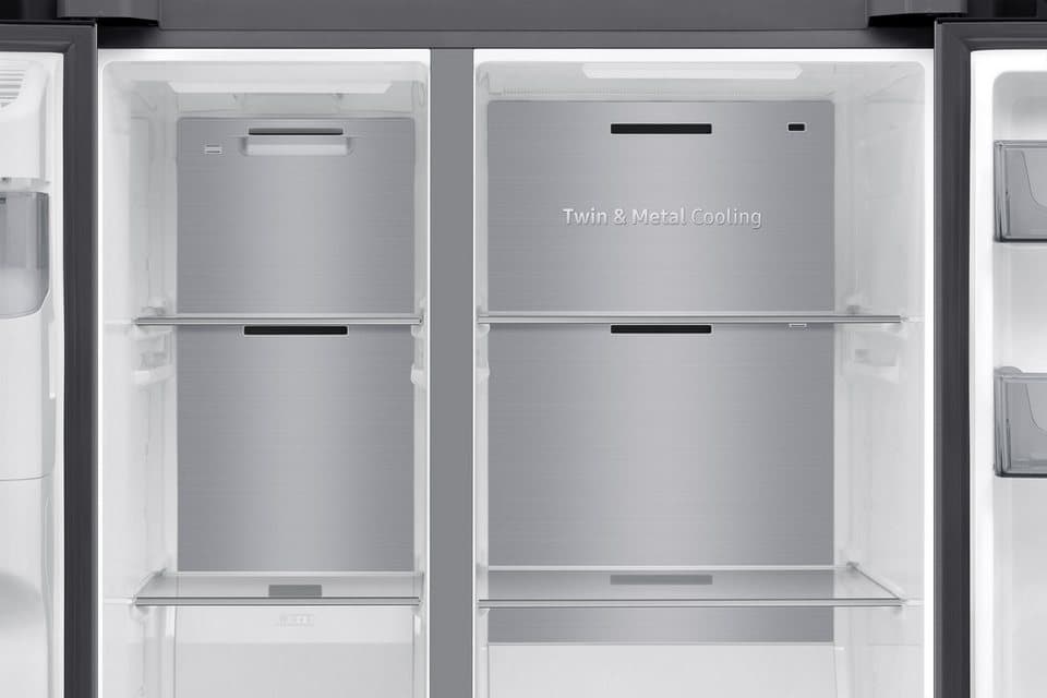 Samsung Side-by-Side RS70F RS70F66KBTEF, 178 cm hoch, 91,2 cm breit, Eis- und Wasserspender, Al Energy Mode, No Frost+ - Thumbnail 6