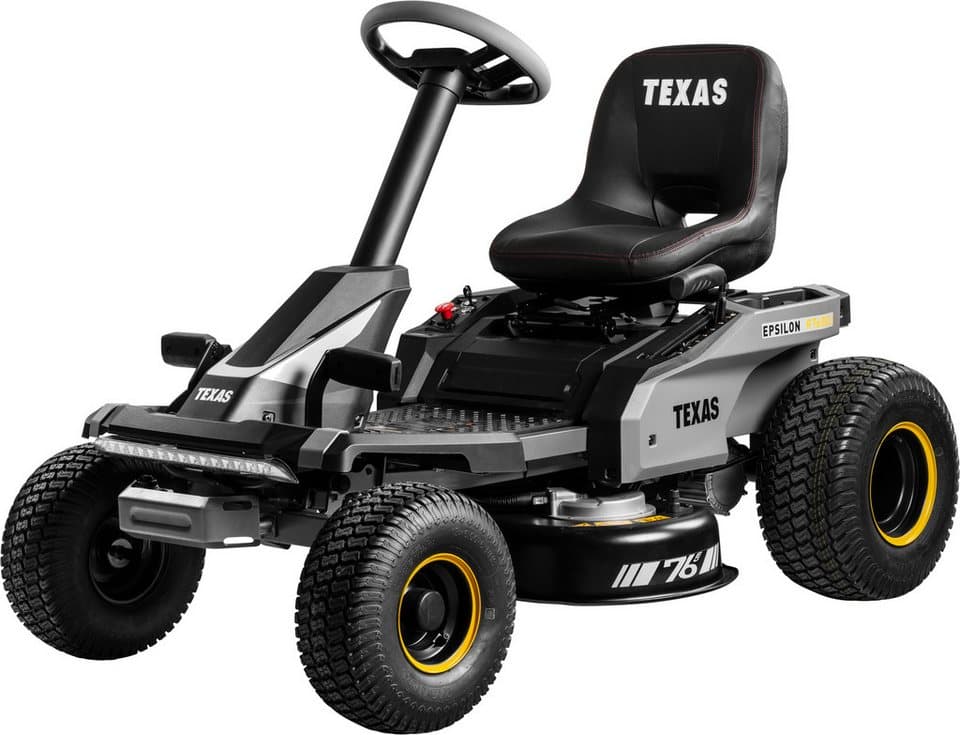 Texas Akku-Rasentraktor Epsilon R7600Li, 76 cm Schnittbreite, inkl. Ladegerät, Mulchstopfen und Seitenauswurf, 72 V Akku, 7 Schnitthöhen - Thumbnail 2