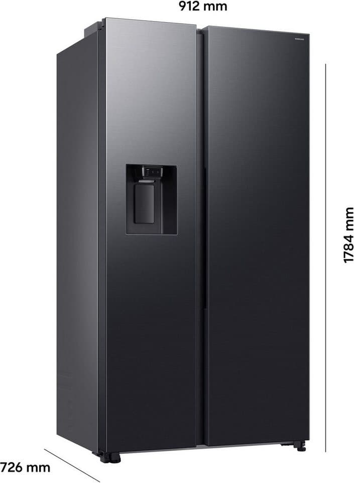 Samsung Side-by-Side RS70F RS70F66KBFEF, 178 cm hoch, 91,2 cm breit, Eis- und Wasserspender, Al Energy Mode, No Frost+ - Thumbnail 15