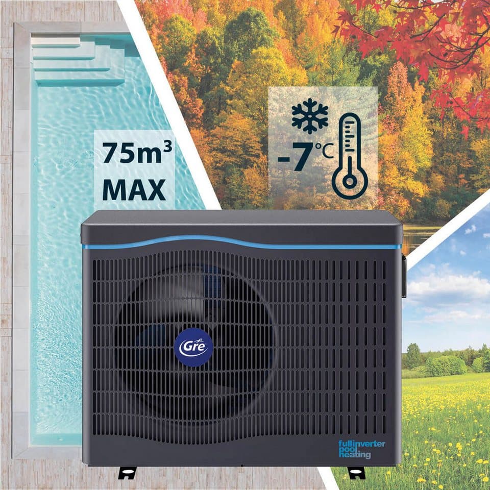 Gre Pool-Wärmepumpe HPGIC30 (Set, 1 tlg), Inverter Wärmepumpe, Für Pools bis zu 30 m³ - Thumbnail 12