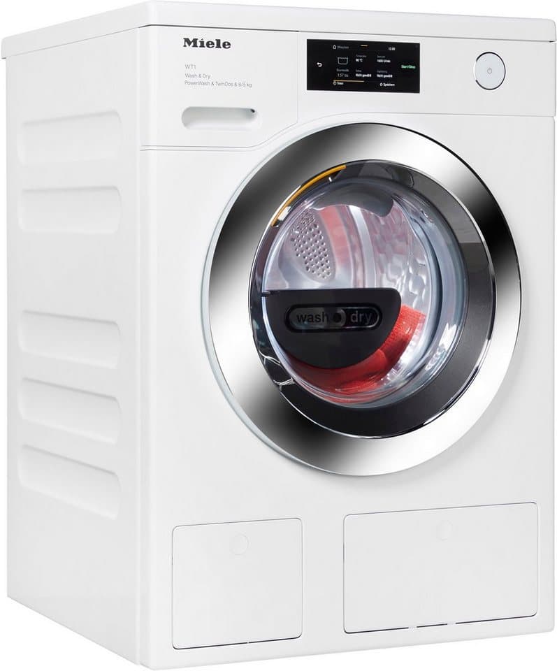 Miele Waschtrockner WTR860WPM PWash&TDos 8/5 kg, 8 kg, 5 kg, 1600 U/min, Automatische Waschmitteldosierung, 25 Jahre Motorgarantie