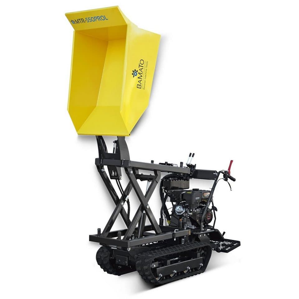 BAMATO Motorschubkarre MTR-550PROL, 215 l, 1-tlg., Minidumper, Raupendumper, Dumper - Thumbnail 2