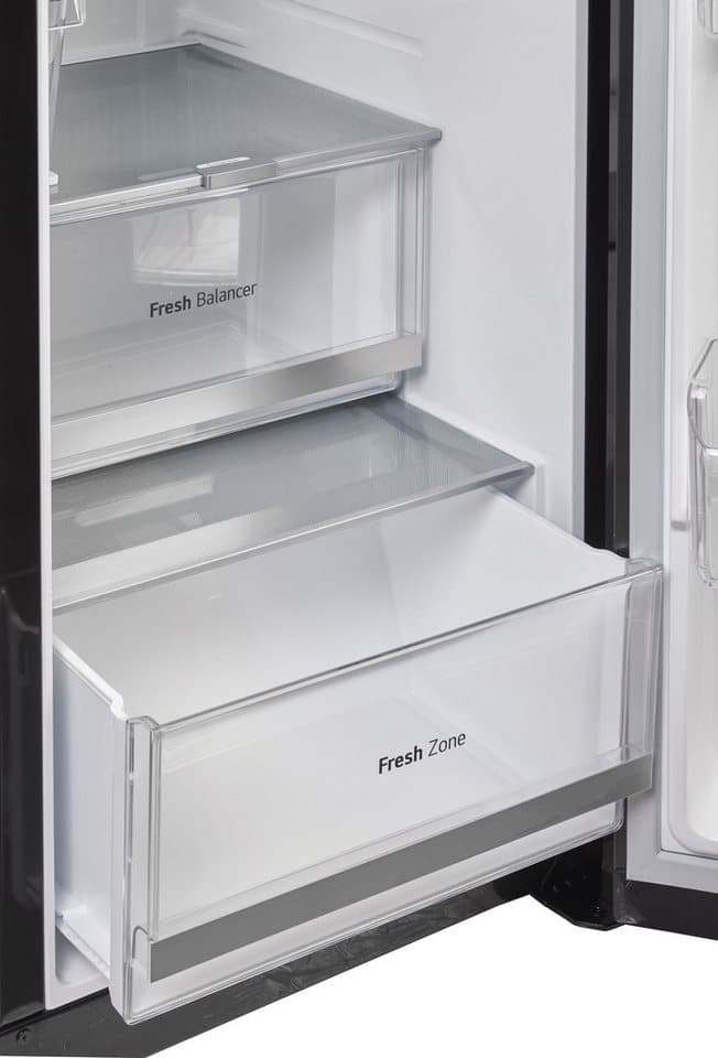 LG Side-by-Side G-Serie GSGV81EPLL, 179 cm hoch, 91,3 cm breit, Total No Frost, LINEARCooling, Multi-Airflow, Integrierter Wassertank - Thumbnail 18