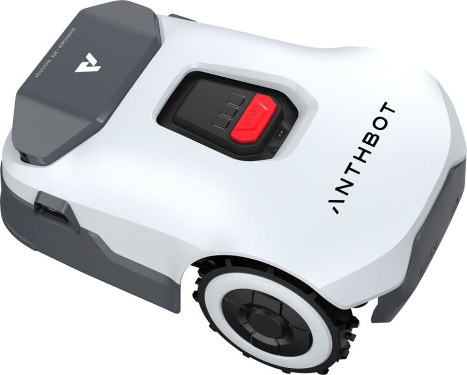 ANTHBOT Rasenmähroboter 90ANT-LMGenie600E, bis 600 m² Rasenfläche, (KI‑Hindernisvermeidung, Multi‑Zonen-Verwaltung), Kabellose Installation, Full‑Band‑RTK mit 4 KI‑Kameras - Thumbnail 3