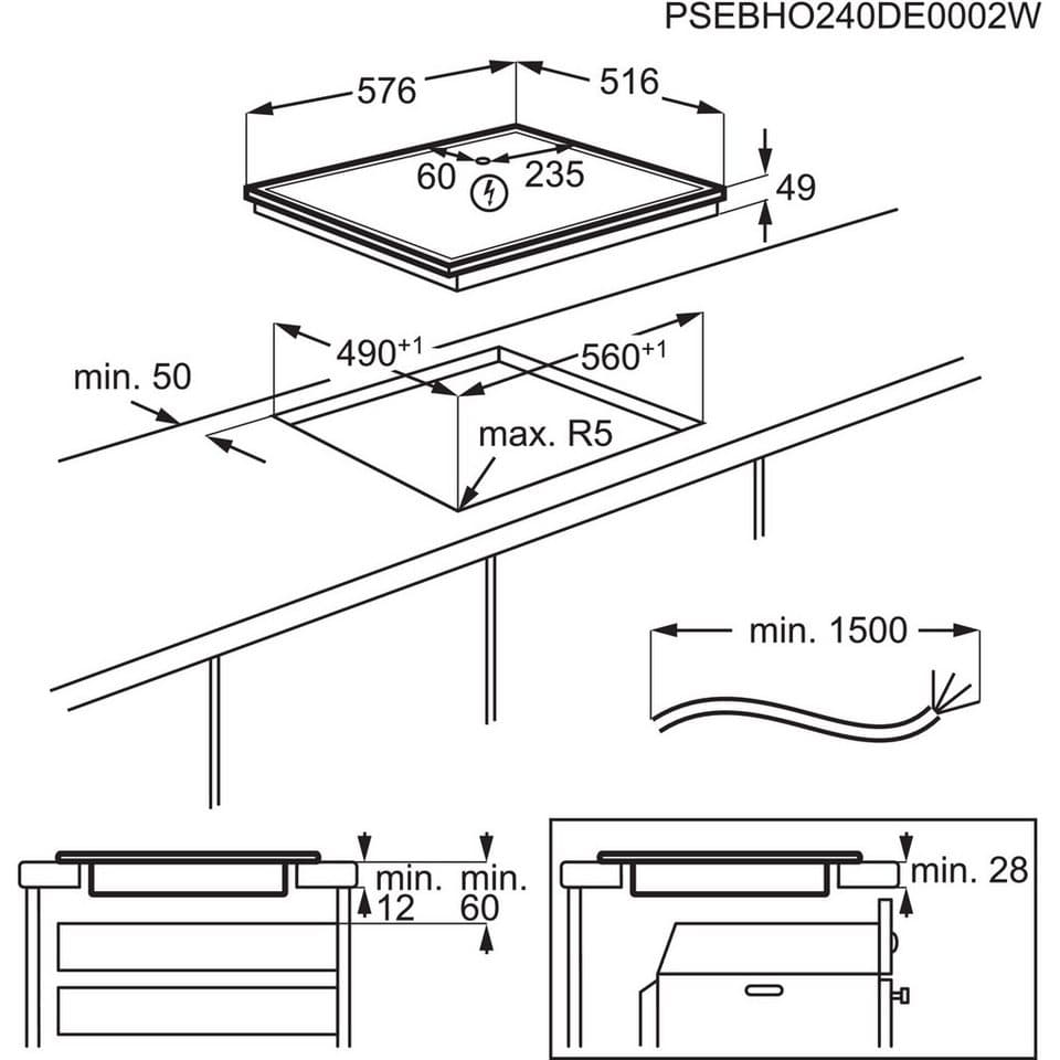 AEG Backofen-Set HH24BSIB, Aqua Clean, Heißluft: Gleichmäßiges Garen auf 3 Ebenen: ideal für Mehrblech‑Backen - Thumbnail 32