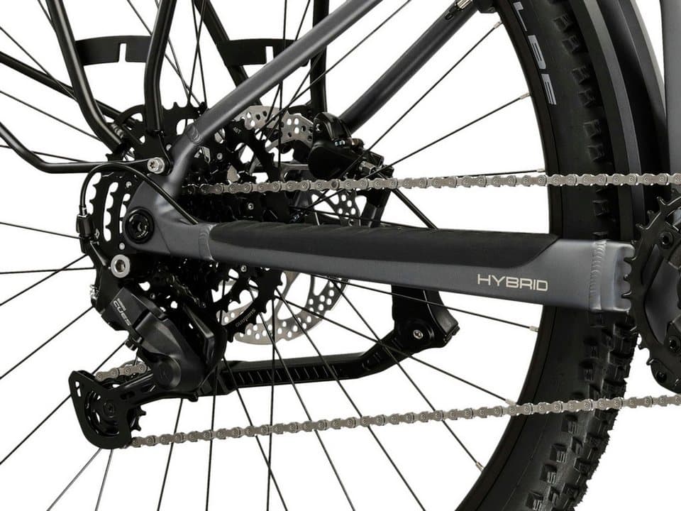 Kross E-Bike ATB Influx Hybrid SUV 2.0 16,7Ah / BOSCH 600 Wh 29" grau 9 Gänge 2026, 9 Gang Shimano CUES U4000 Schaltwerk, Kettenschaltung, Mittelmotor, 600 Wh, BOSCH PERFORMANCE LINE PX 36 V/250 W, Mittelmotor - Thumbnail 15