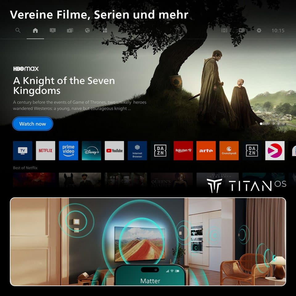 Philips 55OLED811/12 OLED-Fernseher (139 cm/55 Zoll, 4K Ultra HD, Smart-TV) - Thumbnail 8