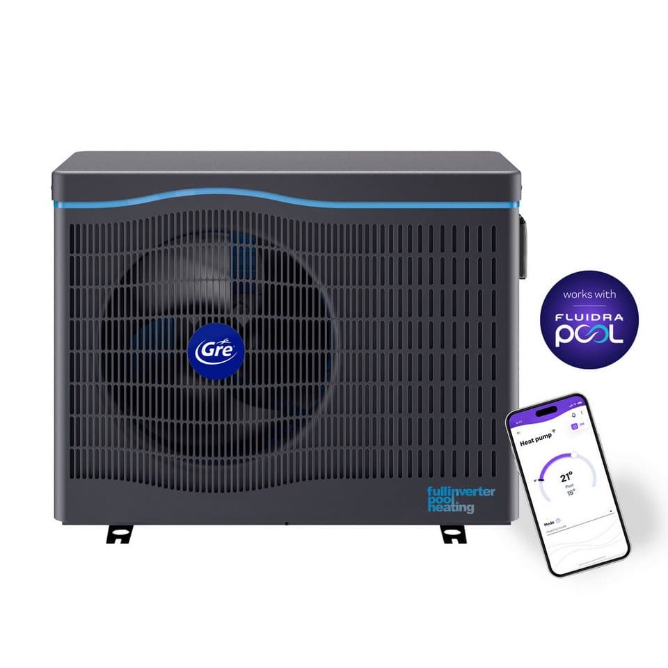 Gre Pool-Wärmepumpe HPGIC45 (Set, 1 tlg), Inverter Wärmepumpe, Für Pools bis zu 45 m³ - Bild 1