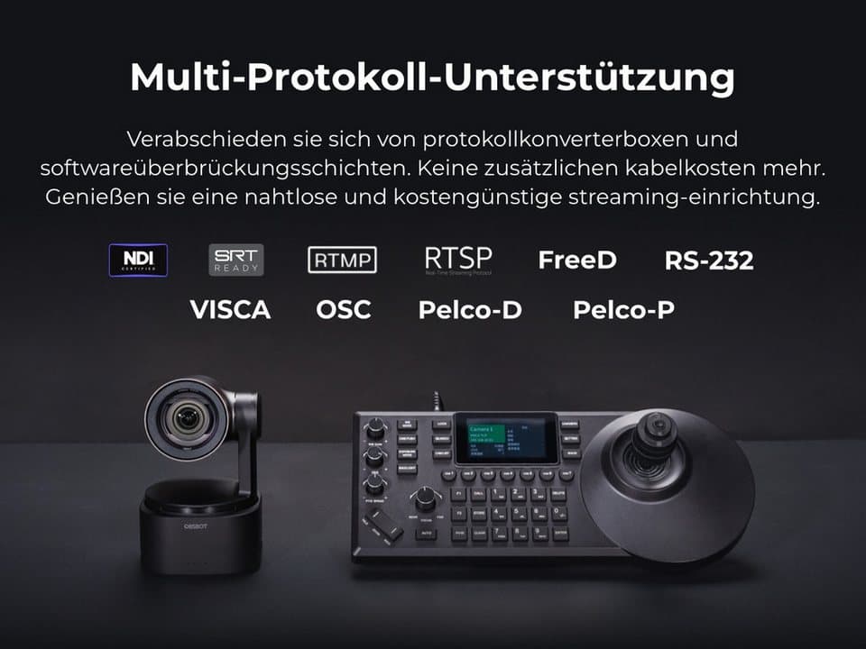 OBSBOT Tail 2 Camcorder (WLAN (Wi-Fi), Bluetooth, LAN (Ethernet), 5x opt. Zoom) - Thumbnail 17
