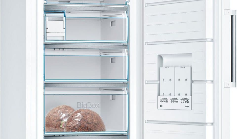 BOSCH Gefrierschrank Serie 6 GSN51AWCV, 161 cm hoch, 70 cm breit, Kein Abtauen, No Frost und hohe Flexibilität dank variabler Schubladen - Thumbnail 12