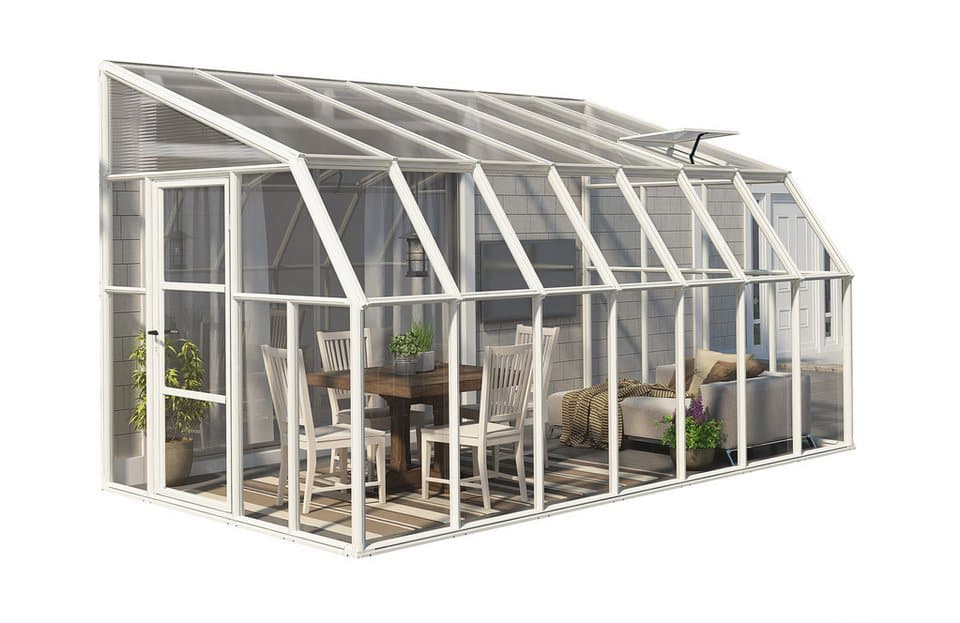 Palram - Canopia Gewächshaus Sun Room, BxTxH: 257 x 446 x 266 cm, BxLxH: 58 x 120 x 266 cm, 3 mm Wandstärke, lebenslang widerstandsfähige Wandpaneele - Thumbnail 2
