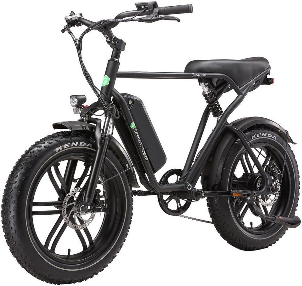 GreenStreet E-Bike Mountainbike California, 7 Gang Shimano, Kettenschaltung, Heckmotor, 468 Wh, Pedelec, Elektrofahrrad für Damen u. Herren, MTB - Thumbnail 4