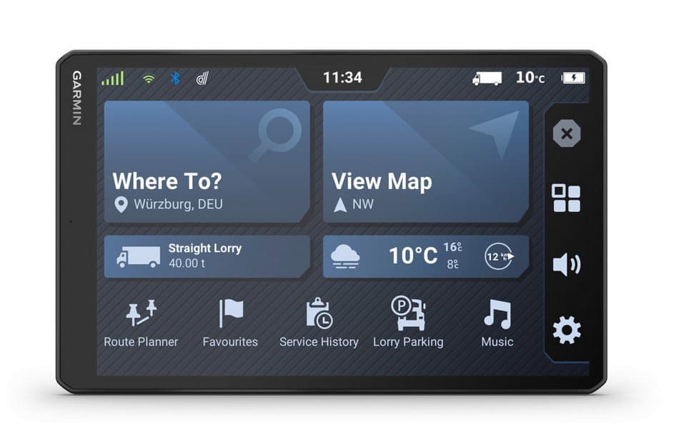Garmin dezl LGV1020 LKW-Navigationsgerät (Europa (49 Länder), Karten-Updates) - Thumbnail 5