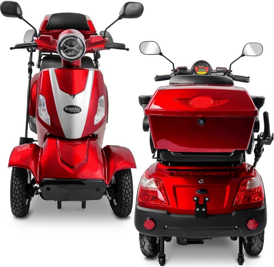 Rolektro Elektromobil Rolektro E-Quad 25 V.3, Lithium Akku, 25 km/h, (mit Topcase) - Thumbnail 2