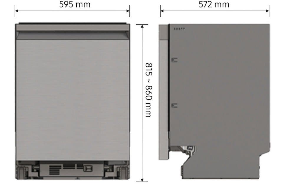 Samsung Unterbaugeschirrspüler DW8700B A DW60CG880UB1EG, 14 Maßgedecke - Thumbnail 17