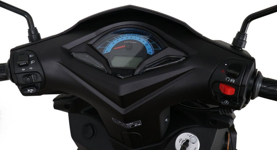 GT UNION Motorroller Striker 45, 49,5 ccm, 45 km/h, Euro 5, Luftgekühlter Motor - Thumbnail 7